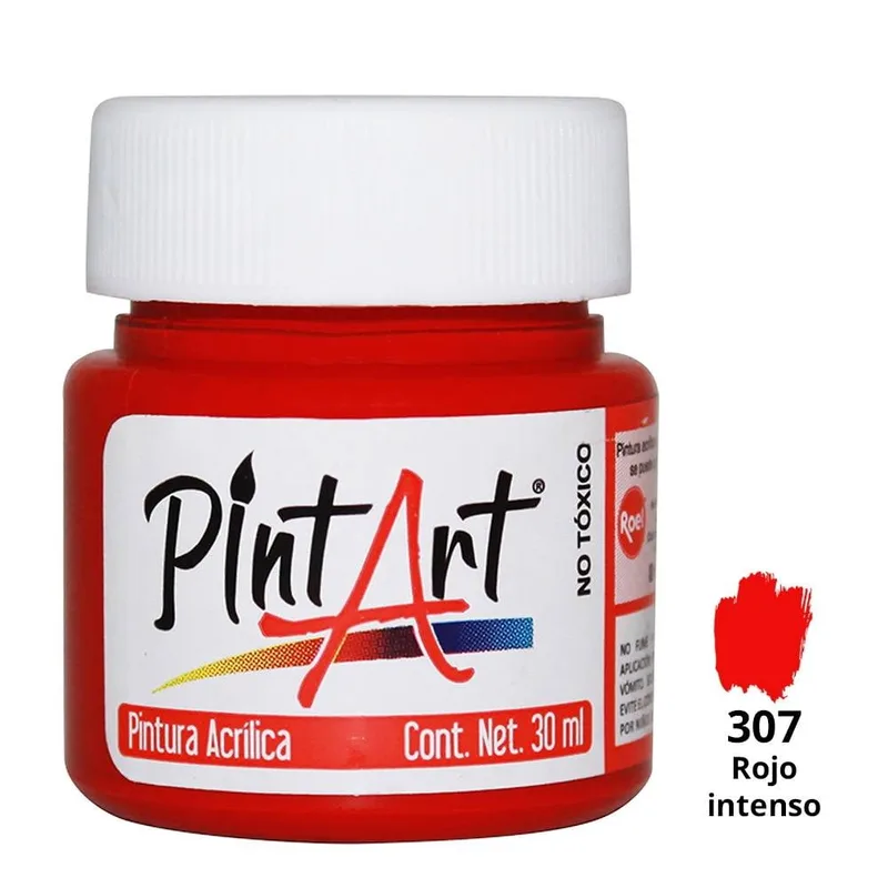 Paq Acrilica Roja c/10pzas