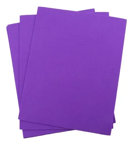 Paq Foamy Carta c/24 Morado
