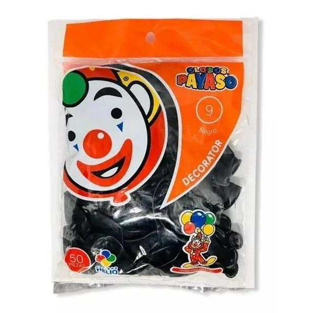 Globo Payaso #7 Negro