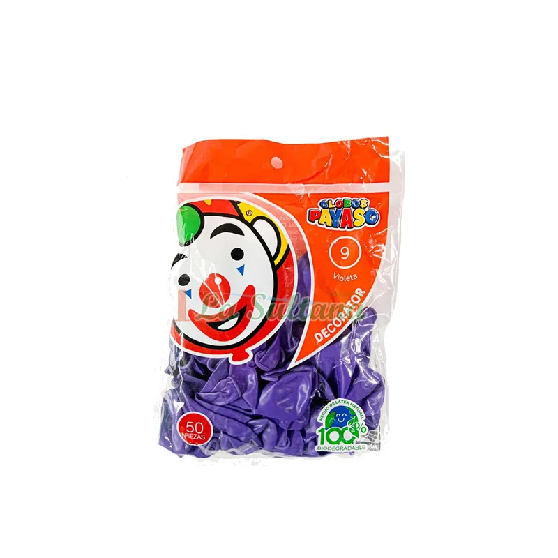 Globo Payaso #7 Purpura