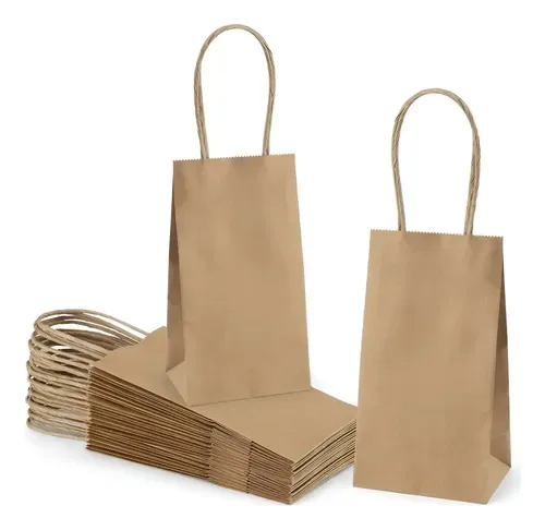 Bolsa kraft natural mini C/10