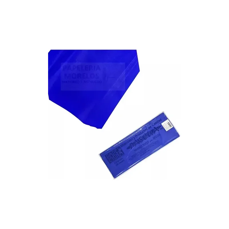 Papel China 100 pzas Azul Rey