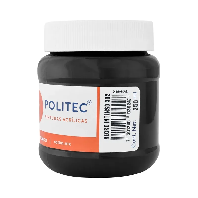 Pintura Acrilica Negra 250ml