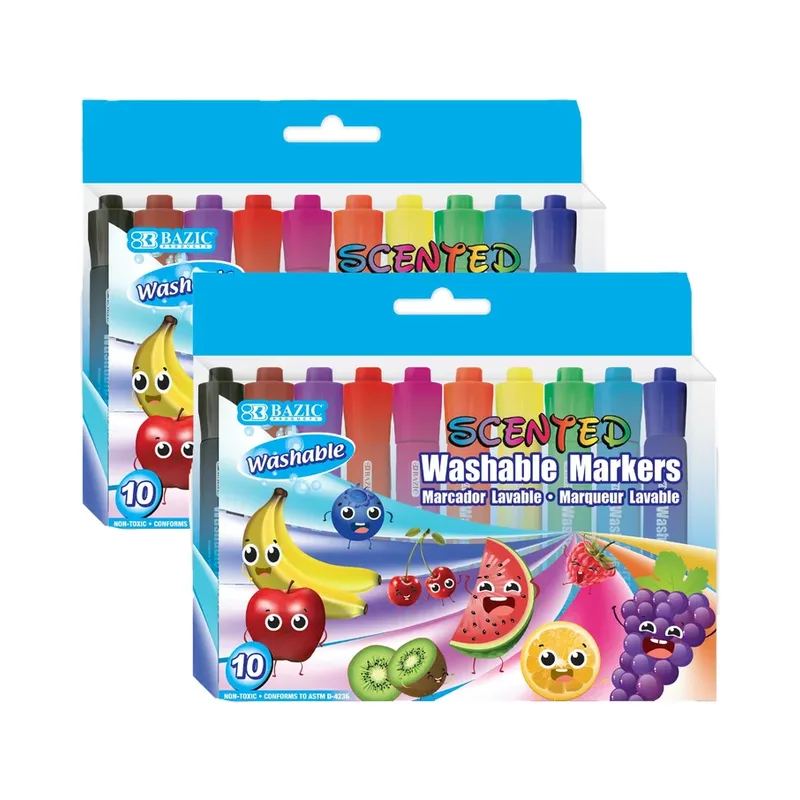 Fruit Scented Markers C/10pzas