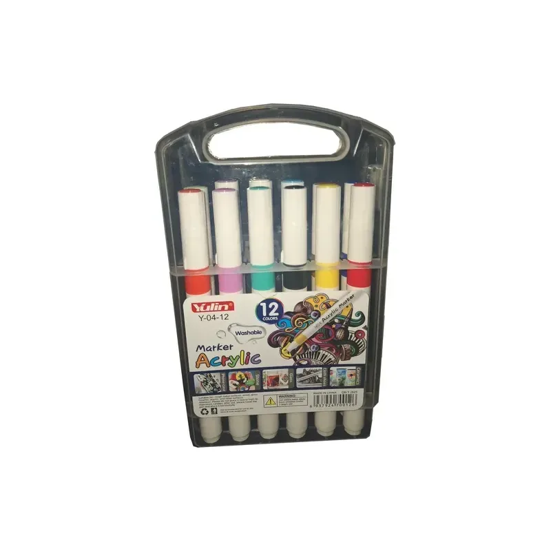 Marcador Acrilico c/12 MKB-13
