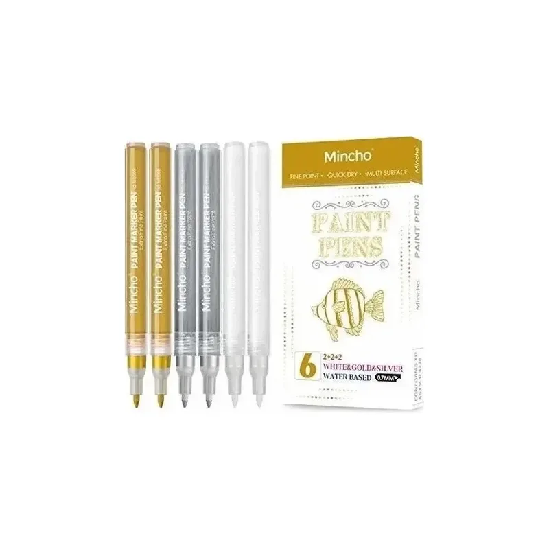 Plumon Oro/Plata/Blanco