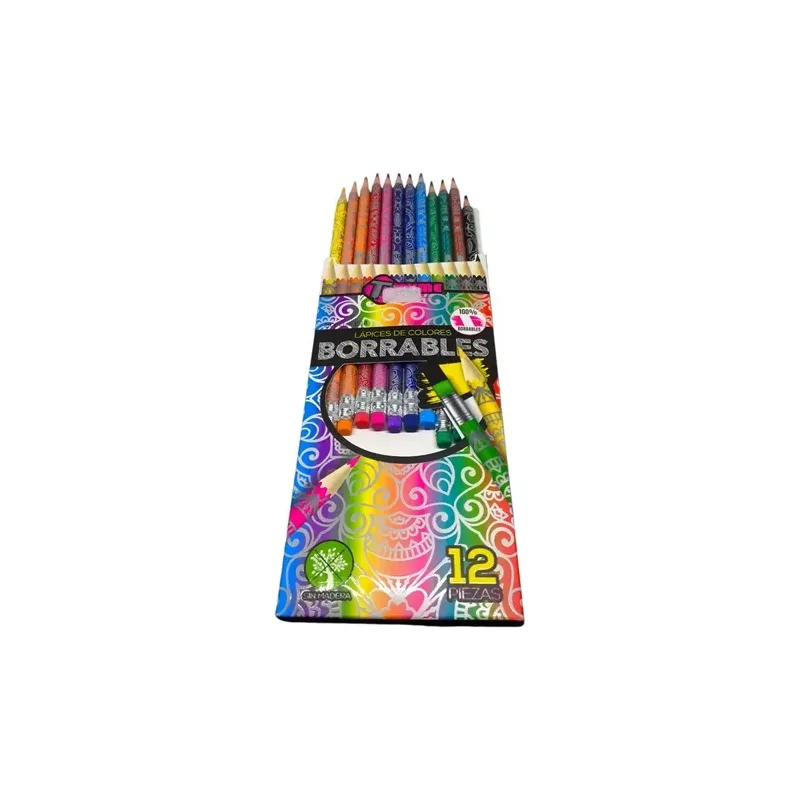 Colores Borrables Tryme c/12 1450