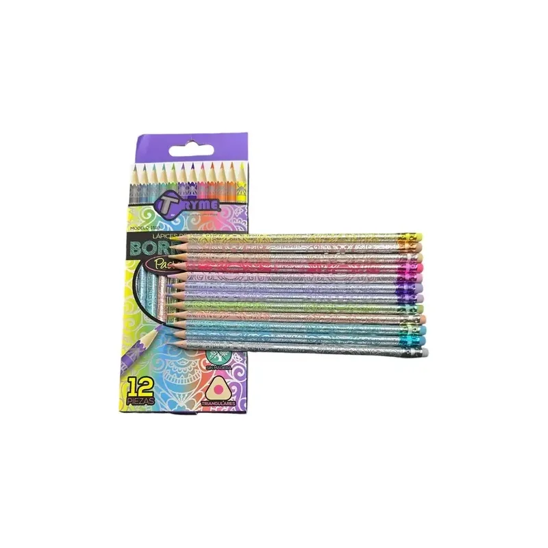 Colores Borrables Tryme c/12 1451