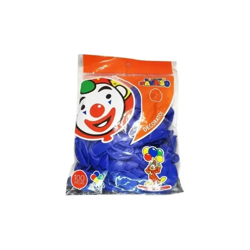 Globo Payaso #7 Azul
