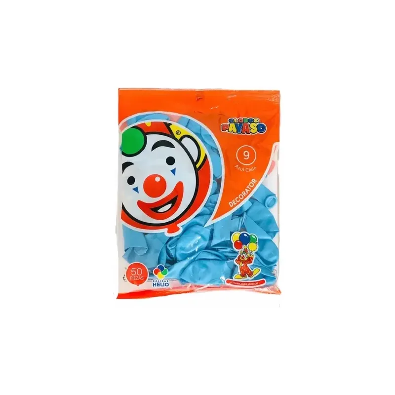 Globo Payaso #9 Azul