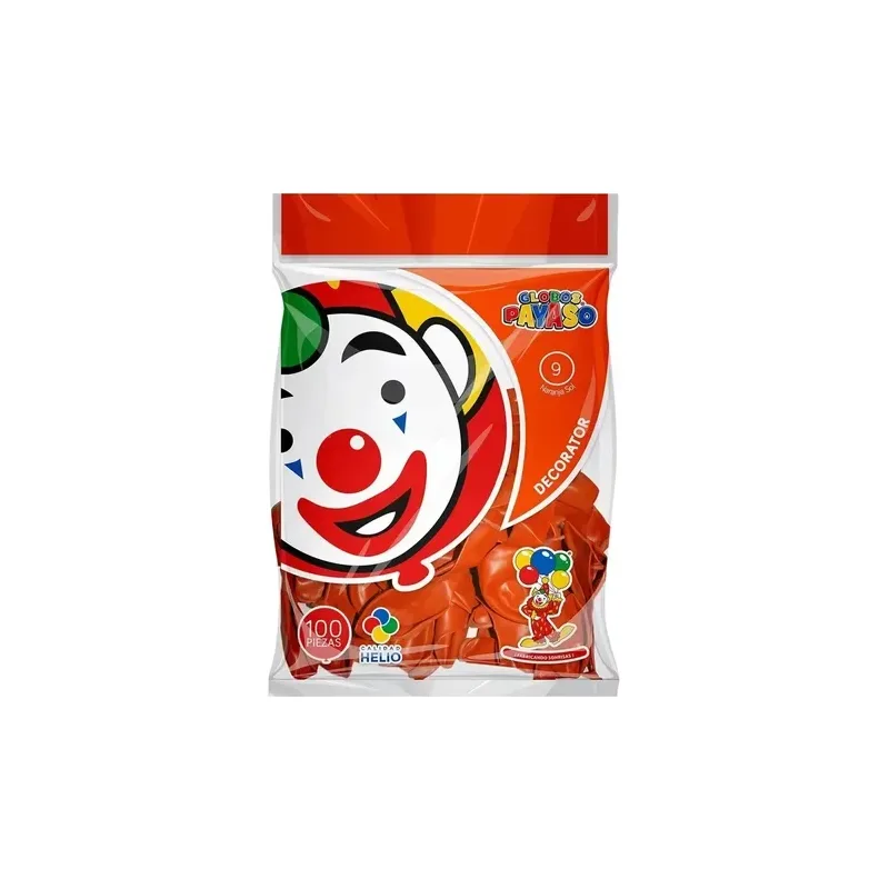 Globo Payaso #9 Naranja