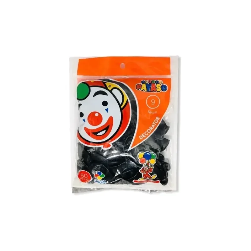 Globo Payaso #9 Negro