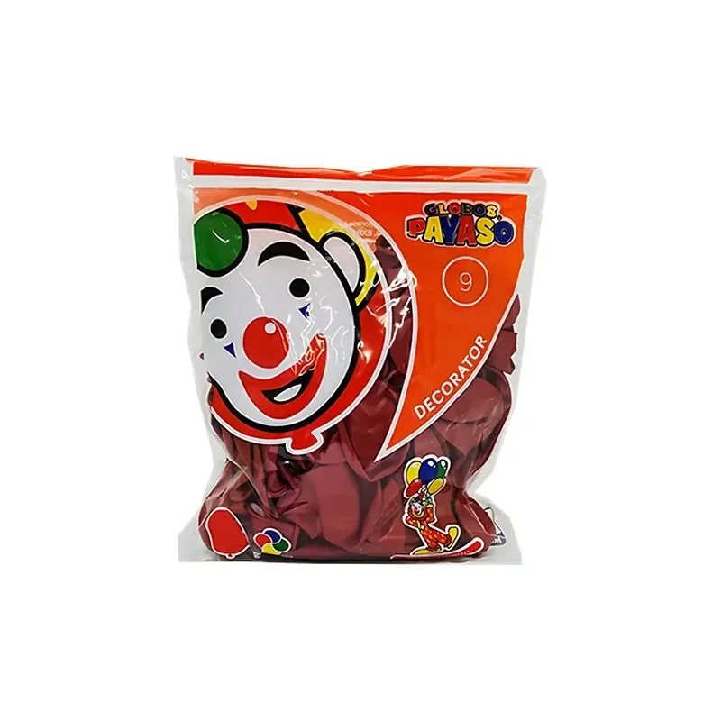 Globo Payaso #9 Rojo