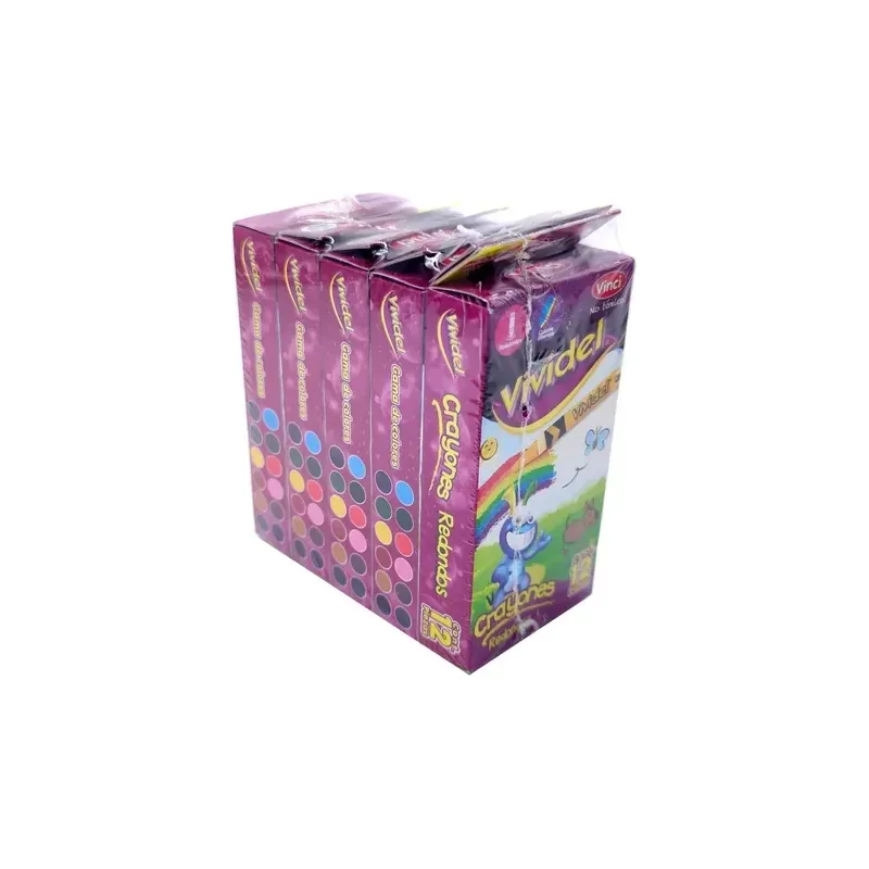Crayones Vividel Delg c/5 pzas