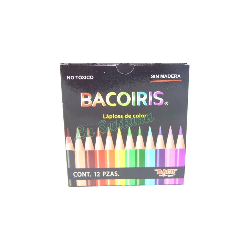 Colores Bacoiris c/12 Corto