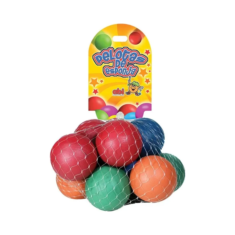 Pelota Esponja #2 1/2 c/12 pzas