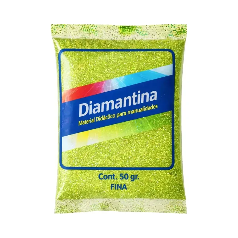 Diamantina 50g Verde Limón