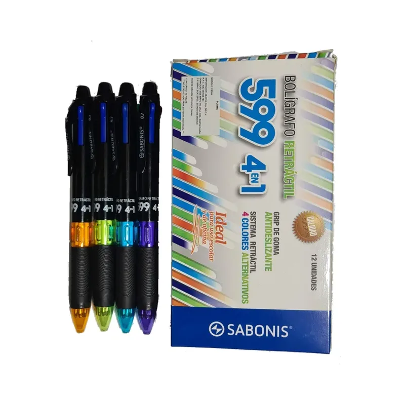 Boligrafo 599 4 in 1