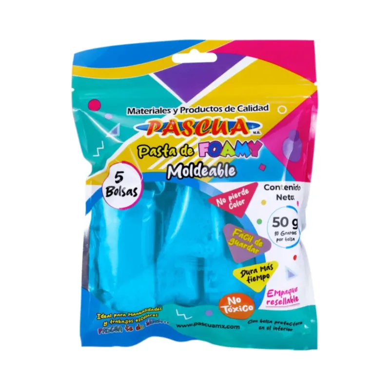 Foamy Moldeable Azul Cielo 50gr