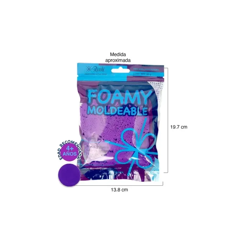 Foamy Moldeable Violeta 50gr