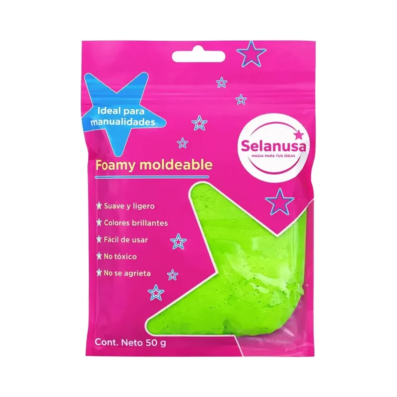 Foamy Moldeable Verde Limon 50gr