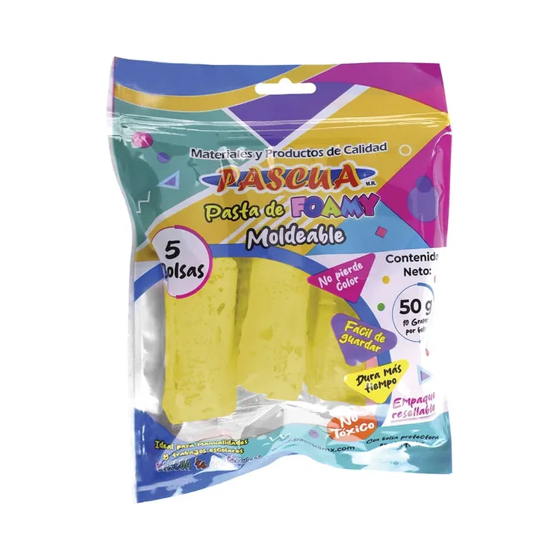 Foamy Moldeable Amarillo Canario 50gr