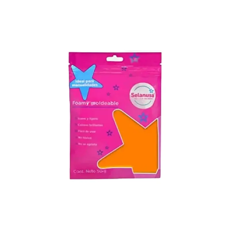 Foamy Moldeable Naranja Neon 50gr
