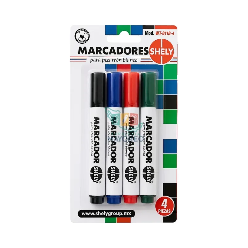 Marcador pizarrón C/4 pzas