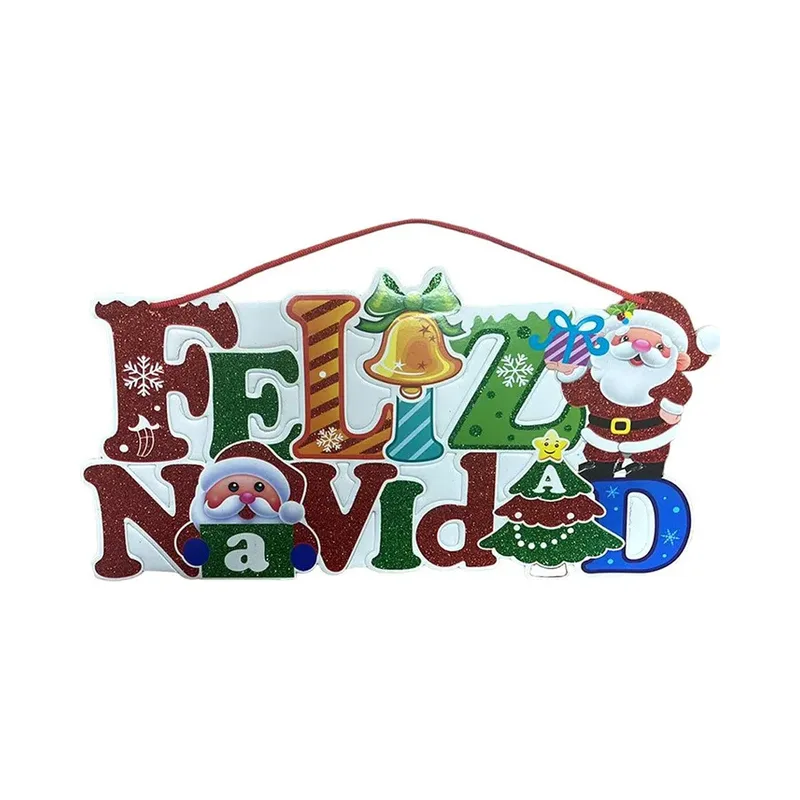 Letrero Cartón Navidad TN140