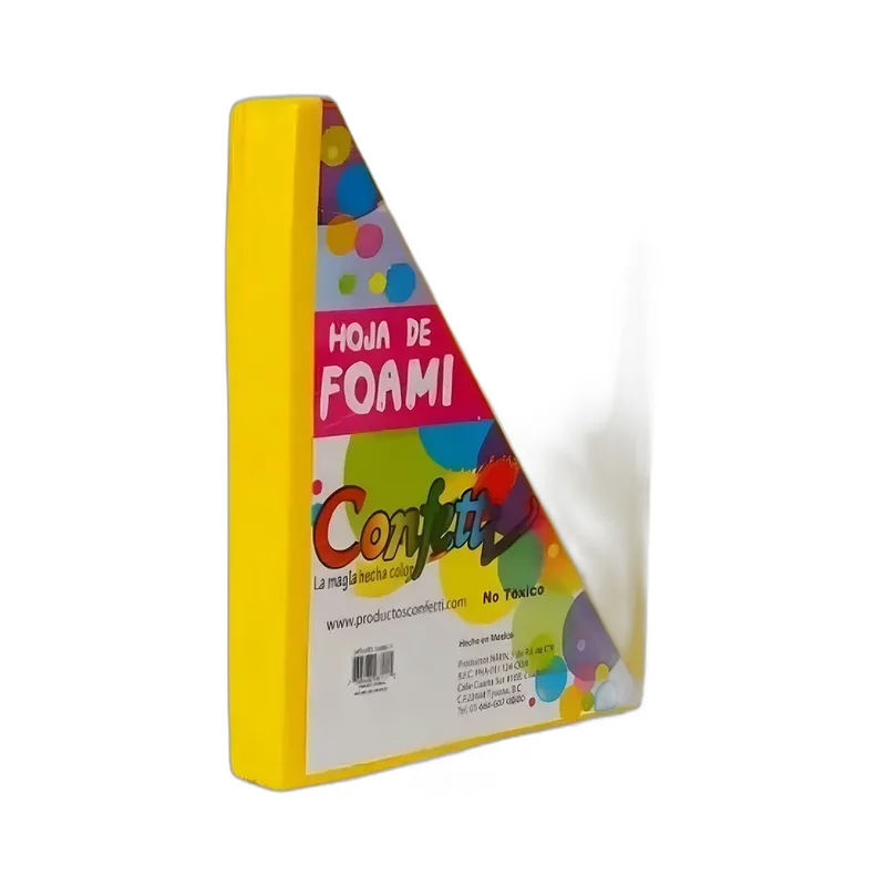Paq Foamy Carta c/24 Amarillo