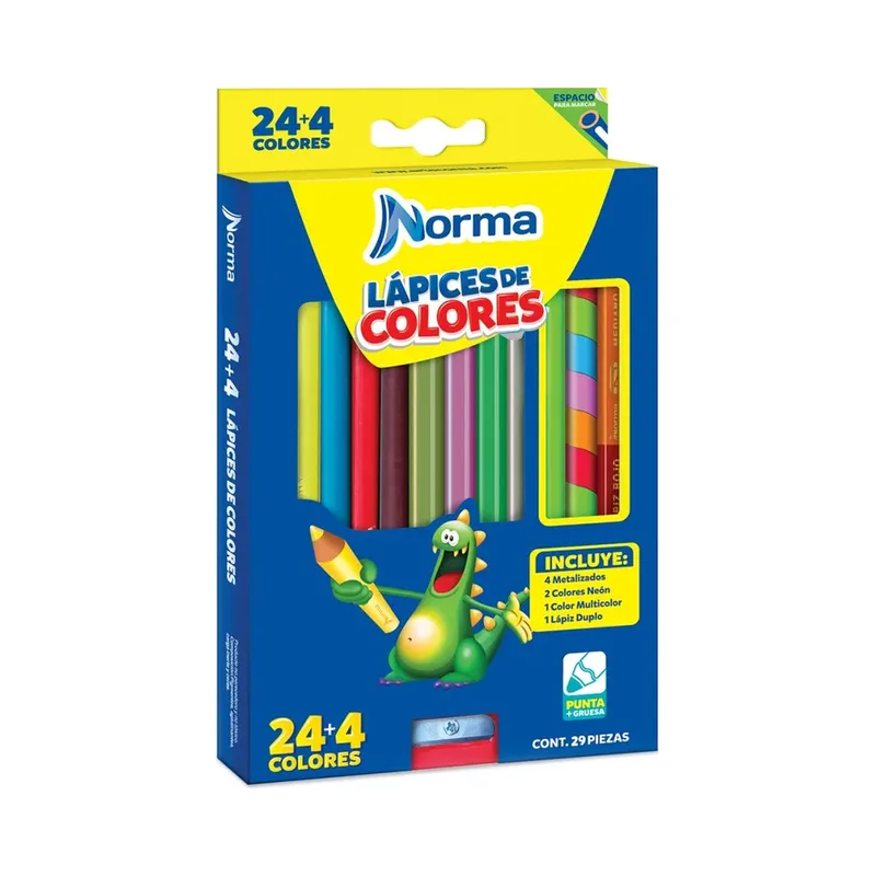 Colores Norma c/24+4
