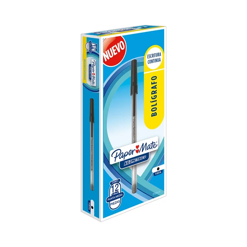 Boligrafo Paper Mate Negra c/12