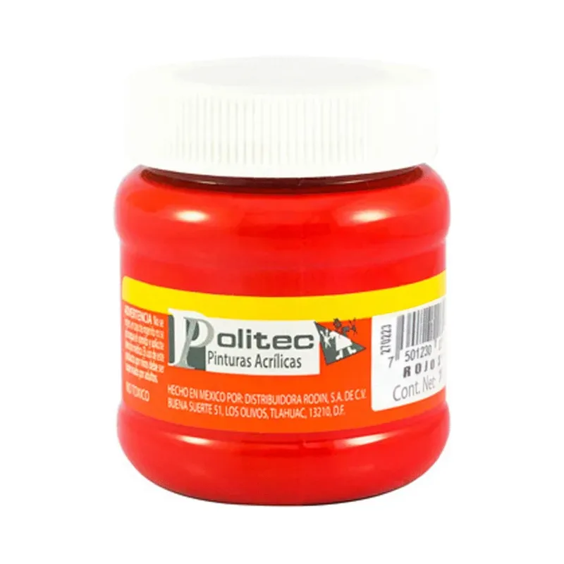 Pintura Acrilica Roja 250 ml