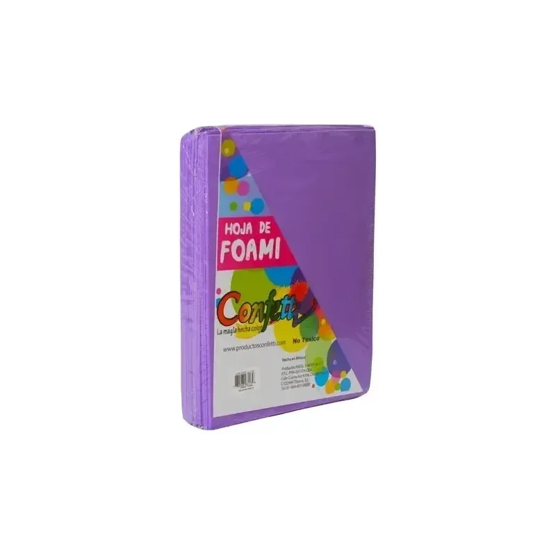 Paq Foamy Carta c/24 Lila
