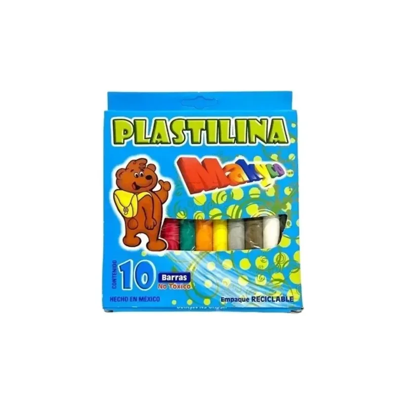 Caja Plastilina c/10 pzas