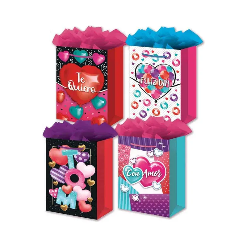 Bolsa Regalo Carton Grande c/10